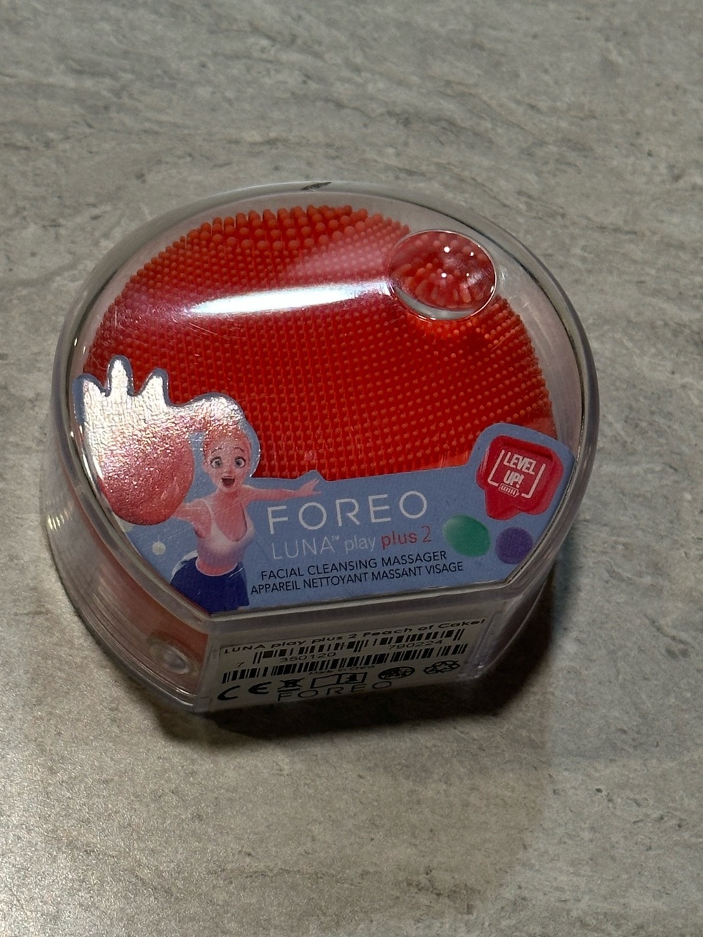 FOREO Kids Facial Cleansing Massager in Bright Red